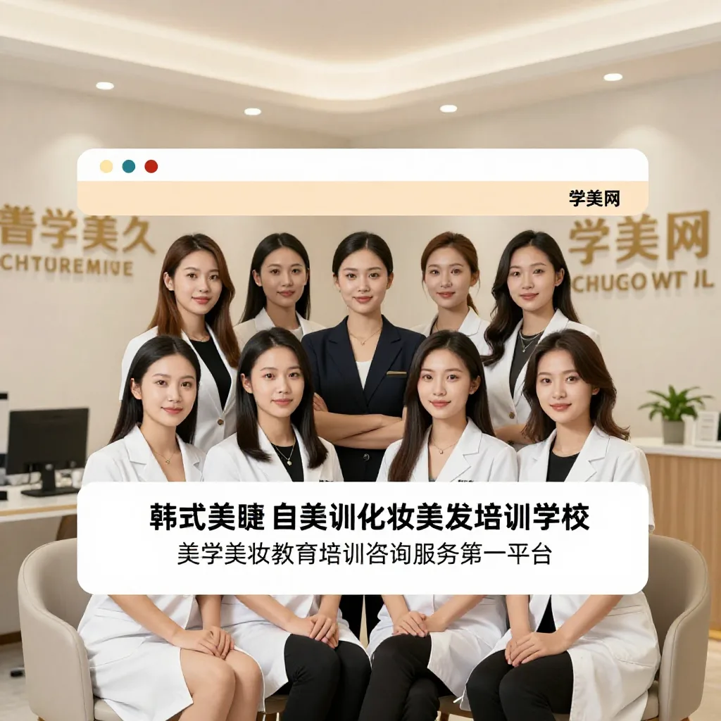 学美网官网-韩式半永久纹绣_皮肤管理_美甲美睫化妆美发培训学校_美学美妆教育培训咨询服务第一平台！ 关于我们配图